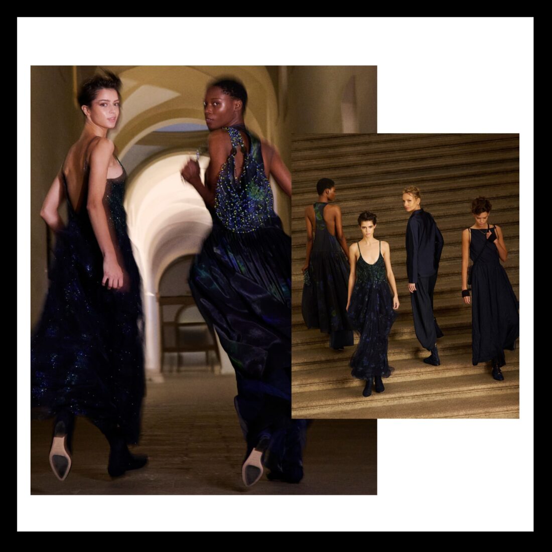 Giorgio Armani sfila nella Pinacoteca di Brera